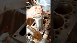 liner cylinder fitting #skills #shortsfeed #automobile #engineblock #viralvideo #mechanic #viral