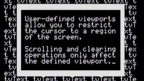 tvText - Second Demo