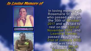Rosemarie St Ange & Leandra Garnier memorial