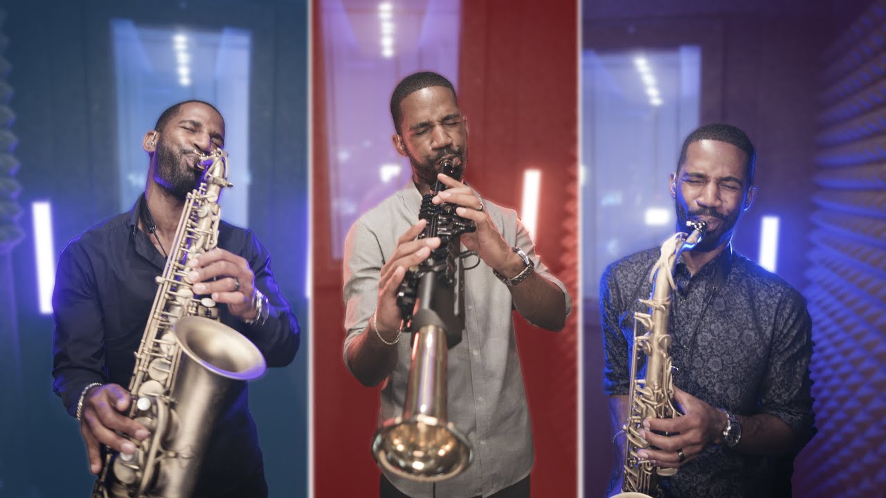 Playing "Don't Leave Me" on Saxophone