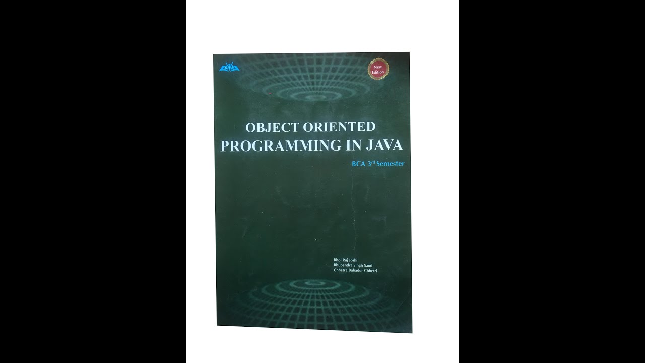 BOOK OF OOP IN JAVA BCA 3RD SEM TU NEPAL||CLASS B.I.A|| - YouTube