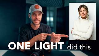 How I Light a Pro Headshot With One Flash (Even If You're Scared of It)