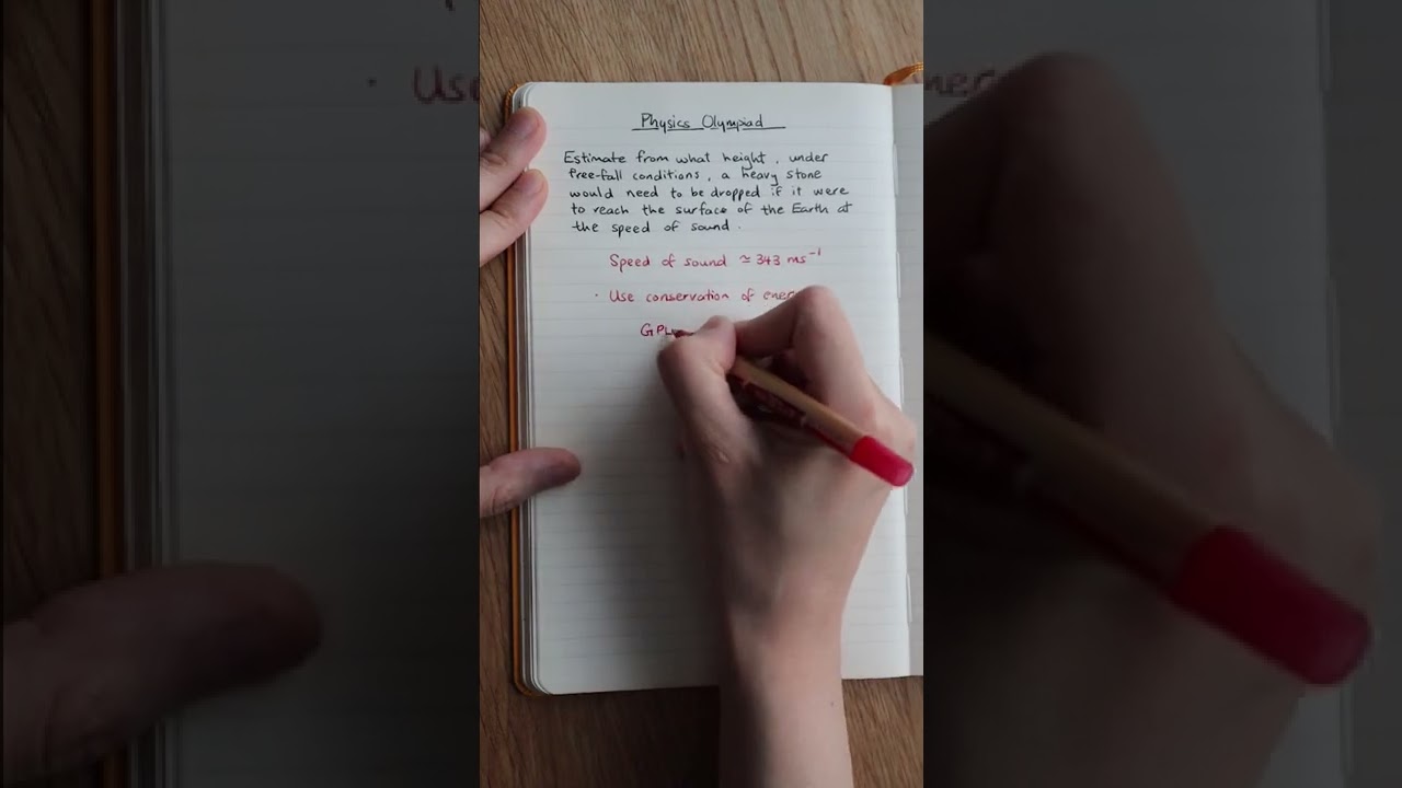 Height of Stone | Physics Olympiad Question