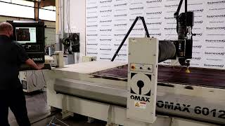 Omax 60120 5′ x 10′ CNC Waterjet Cutter w/ A-Jet Multi-Axis Head