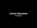 Listen Harmony - Peter Adams