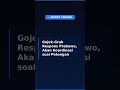 Gojek-Grab Respons Prabowo, Akan Koordinasi soal Potongan Tarif Ojol - detikNews #Shorts