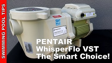 PENTAIR WhisperFlo VS (VST) Direct Replacement for a PENTAIR WhisperFlo Single-Speed Pump!
