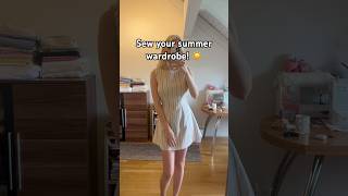 The cutest addition to your summer wardrobe! ☀️ #sewing #sewingtutorial #diy #dress #summersewing