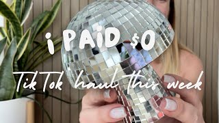 What I Got FREE as a TikTok Creator This Week 😳✨