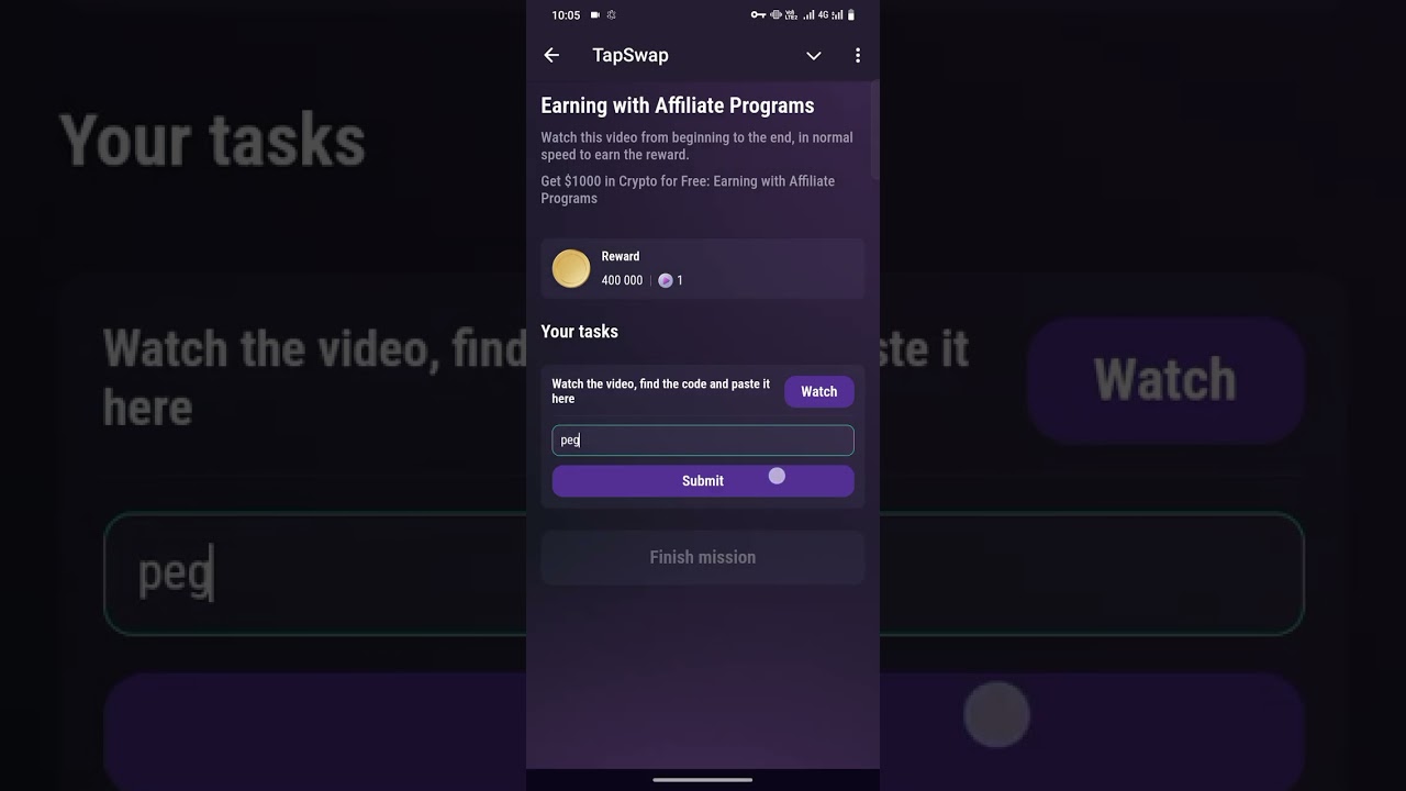 tap swap Earning With Affiliate Programs 