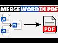 Merge Word Files into One PDF 📄