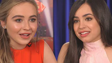 Sabrina Carpenter & Sofia Carson SPILL DETAILS "Adventures in Babysitting" Interview