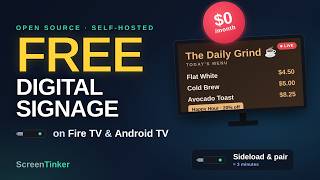 Free Digital Signage on Android TV & Fire TV (Open Source, Self-Hosted) screenshot 5