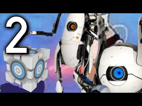 Portal 2 Co-Op But We're Actually Robots - PART 2