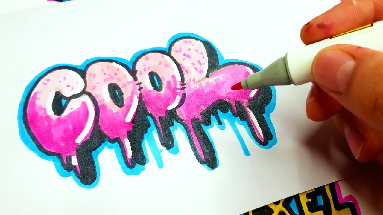 How to draw Graffiti Lettering KING @VipulSwamiArts 