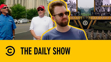 MAGA Fans Celebrate Trump & The Troops | The Daily Show