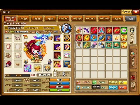 Video Live bán acc tháng 7 2022 - Hơn 20 acc gunny đẹp |... - youtube