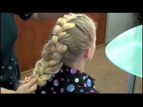 Колосок из четырех прядей. Прически с многопрядным плетением. Видео как плести красивые. Прически с ажурным плетением. Плетение кос видео.