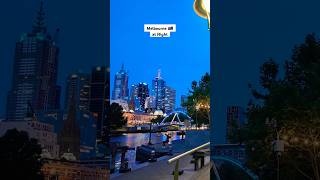 Melbourne Australia at Night #walkingtour #beautifulcity