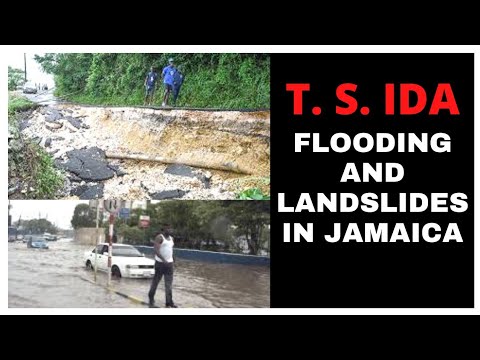 TROPICAL STORM IDA Causes MAJOR FLOODING and LANDSLIDES Across Jamaica