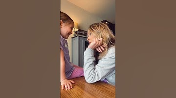 Funny conversation between a child and her mother#funny #cute #momlife #kids