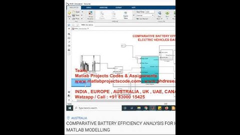 COMPARATIVE BATTERY EFFICIENCY ANALYSIS FOR HYBRID ELECTRIC VEHICLES BASED ON MATLAB MODELLING