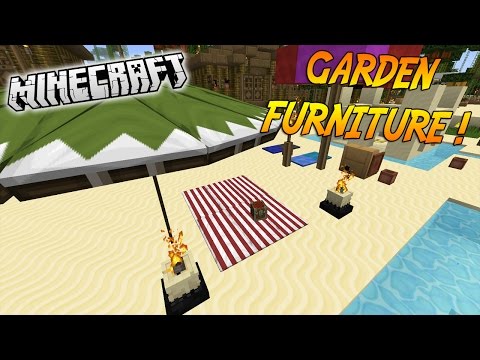 LES DÉCORATIONS DE L’ÉTÉ ! | Présentation du NO mod "GARDEN FURNITURE"! - [1.8.7]