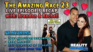 The Amazing Race 23 EP5 Recap w/ Rachel Reilly & Brendon Villegas (Adam & Brandon too)