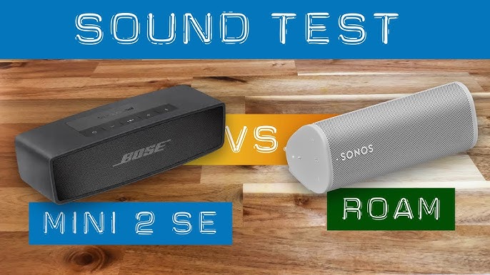 fest Interpretive Hindre Bose Soundlink Revolve vs. Soundlink Mini II (SE). Music, audio quality  sound test. - YouTube