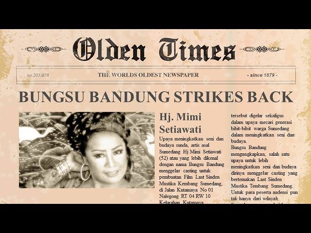 Bungsu Bandung - Neng Maria (Gamelan Version) class=