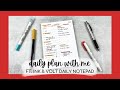 DAILY PLAN WITH ME! | ft. the ink & volt daily notepad | april 2022 | tattooed teacher plans