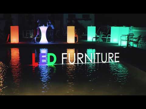 Led Furniture: Illuminate Outdoor & Indoor Environments Creating a Trendy Setting Patrons Will