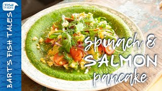 Spinach & SALMON pancake | Bart van Olphen