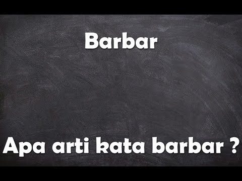 Video: Apa arti nama barbara?