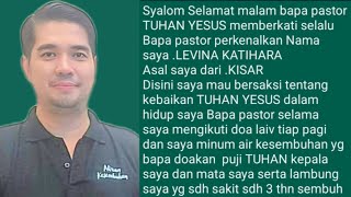 PELAYANAN DOA PASTOR ANDI SIMON, SELASA 14 MEI 2024 ' di sini kami mau saksi KEBAIKAN TUHAN YESUS '