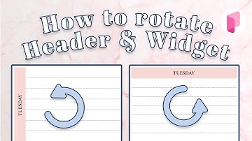 How to Rotate the Header and Widgets on Planify Pro