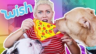 TESTING CHEAP DOG TOYS FROM WISH | Skyes Family | NICOLE SKYES