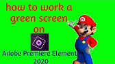 How To Green Screen In Adobe Premiere Elements Youtube