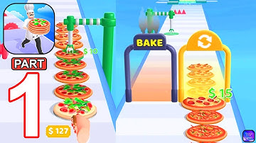 I Want Pizza - Gameplay Walkthrough Part 1 Levels 1-9 (Android, iOS Gameplay)