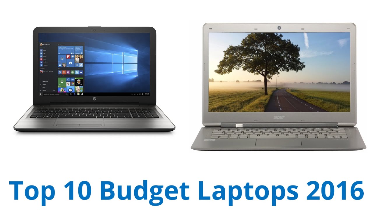 10 Best Budget Laptops 2016 - YouTube