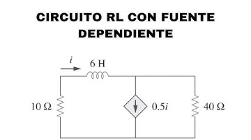 Ejercicio 7.19  | Circuito RL fuente dependiente | Fundamentos de circuitos Eléctricos Sadiku