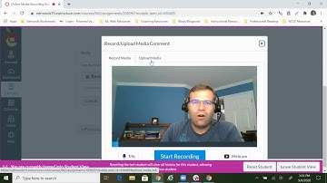 Canvas: Online Media Recording Assignment