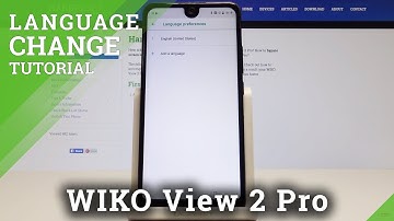 How to Change Language on WIKO View 2 Pro - Set Up System Language