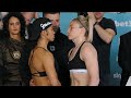 Lauren price vs jessica mccaskill  full weigh in  final face off  boxxer  sky sports