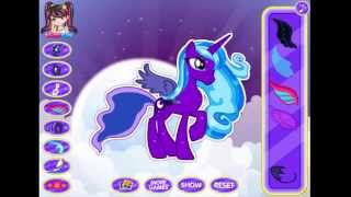 Game My Little Pony Princess Luna Dress-Up,game for girl,game for baby screenshot 5