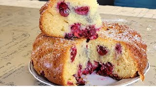 видео: САМЫЙ БЫСТРЫЙ  и  ВКУСНЫЙ ПИРОГ С ВИШНЕЙ / Всё  по Одному Стакану!   Влажный и Очень Нежный. картинка: САМЫЙ БЫСТРЫЙ  и  ВКУСНЫЙ ПИРОГ С ВИШНЕЙ / Всё  по Одному Стакану!   Влажный и Очень Нежный.