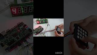 keypad interface with fpga #keypad #fpga
