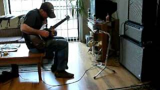 Gibson SG Fender Bandmaster VM amp.AVI