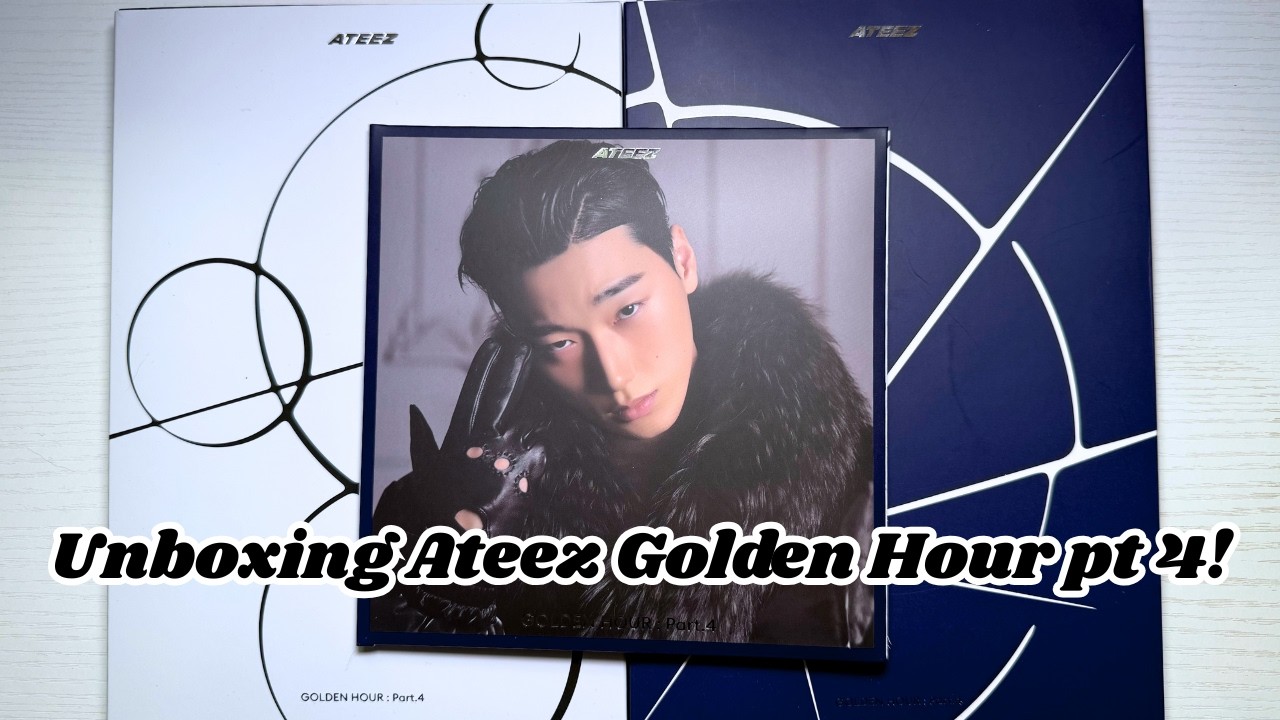 Unboxing ATEEZ Golden Hour Pt. 4 | Diary, Z, + 1 Digipack! Walmart Exclusives