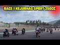 Seru bangetrace 1 kejurnas sport 250 mandalika racing series mrs 2023 ronde 2